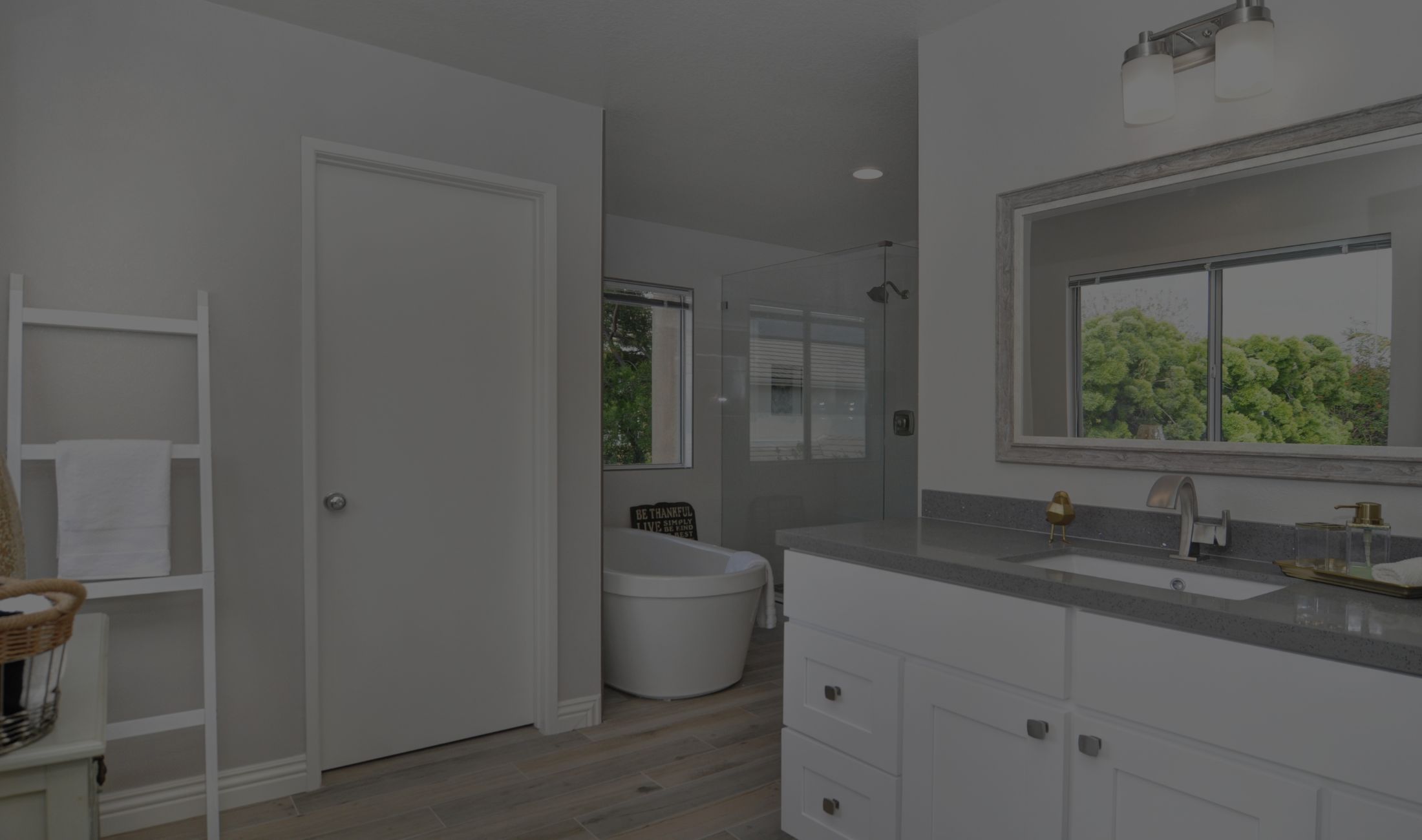 Finished interior space