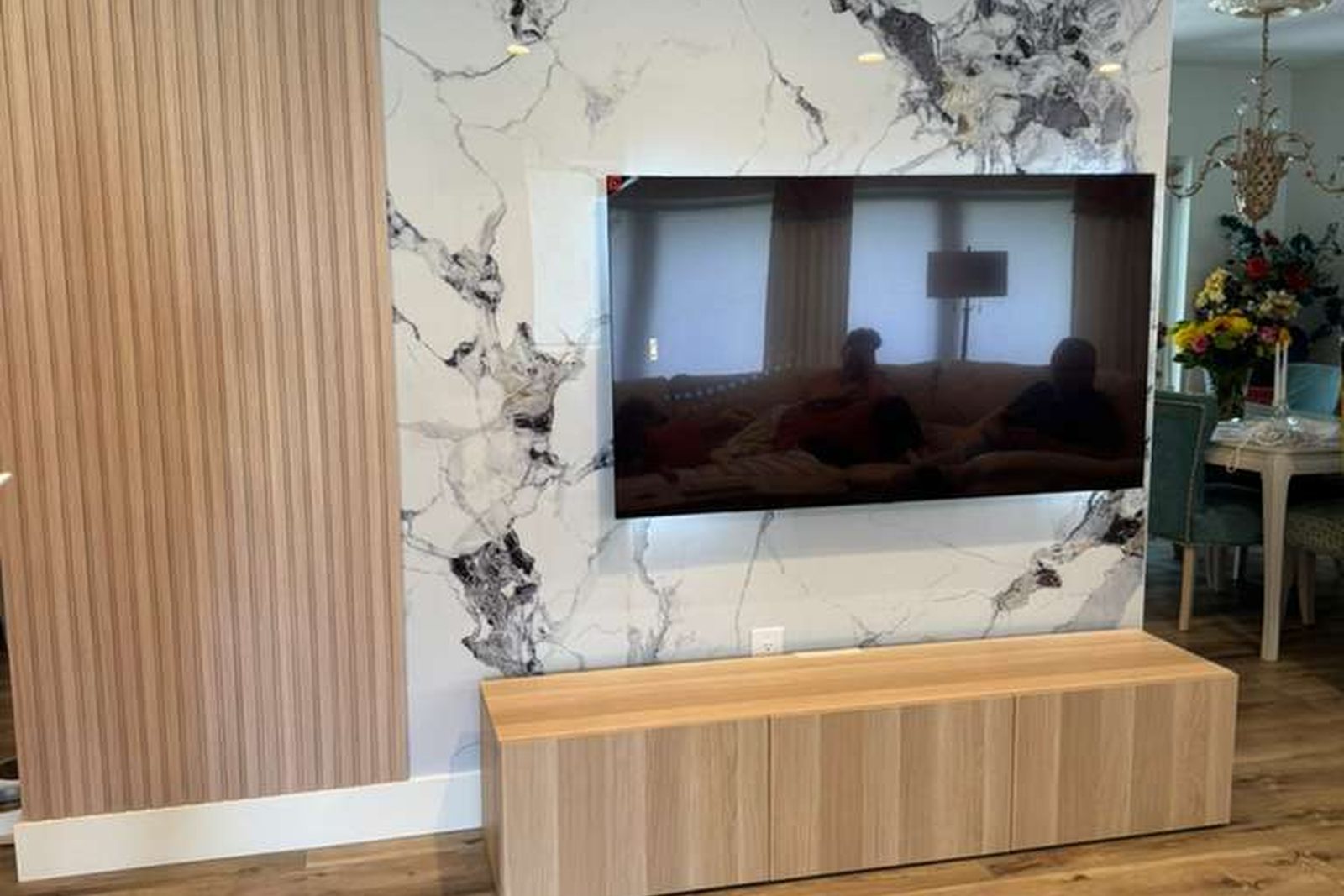 Finished interior space