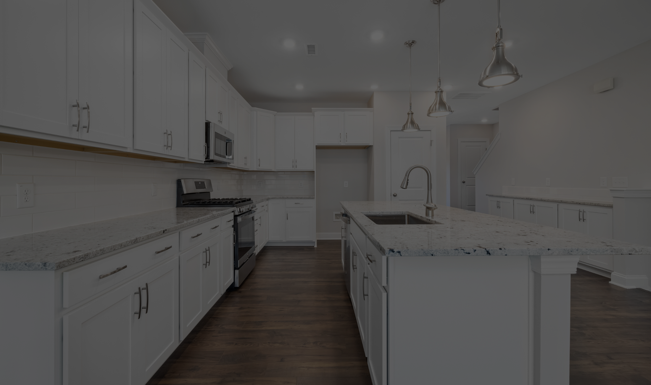Modern white kitchen remodel by AP Interior Solutions